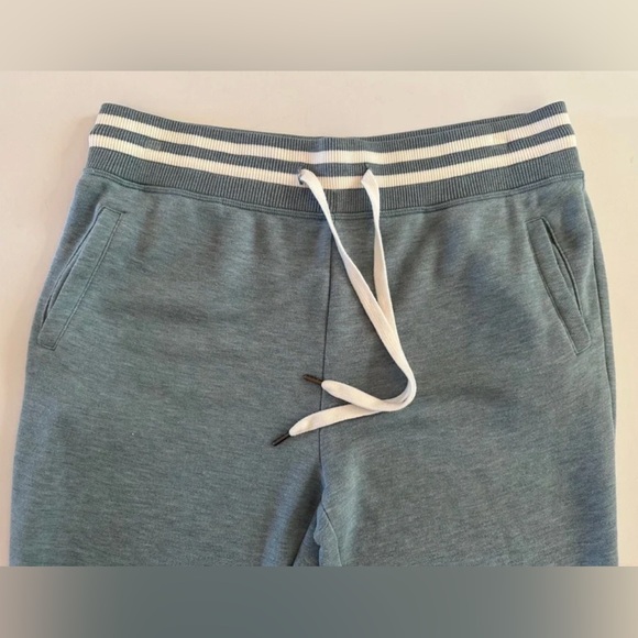 Felina Light Blue Joggers with White Stripe Accents and Side Pockets size Large - Picture 6 of 8